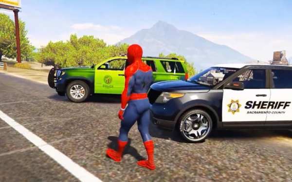 Police Car Superhero Racing Stunts Game screenshot 4