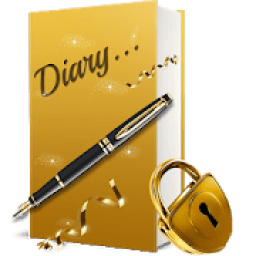 Secret Diary with lock आइकन