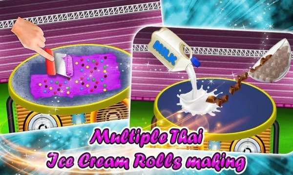 Ice Cream Rolls Factory: Popsicle Candy Bar Games screenshot 4