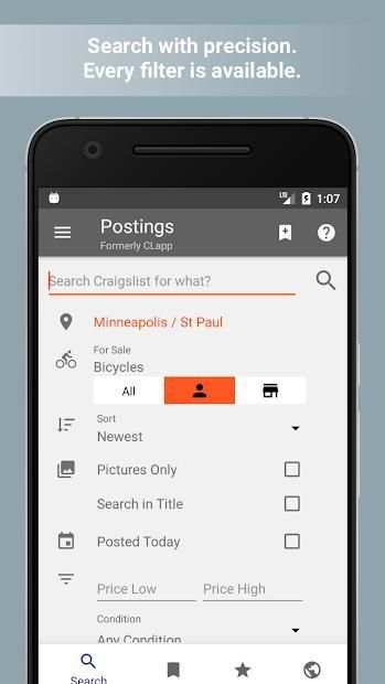 Postings (Craigslist Search App) screenshot 3