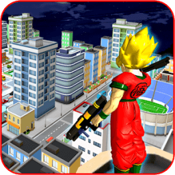 Guko Saiyan Battle: City Hero Fighting Games icon
