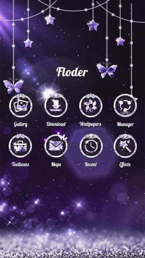 Diamond Lover Go Launcher Theme screenshot 5