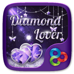 ikon Diamond Lover Go Launcher Theme