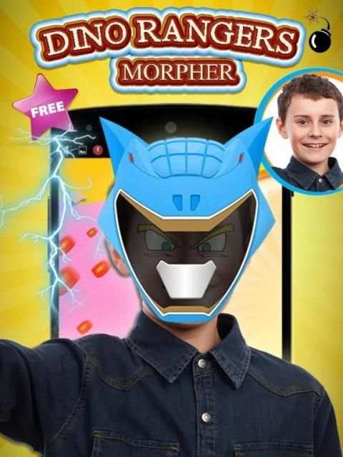 Dino Rangers Face Morpher screenshot 2