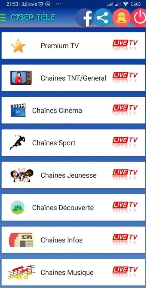 Cyber télé screenshot 4