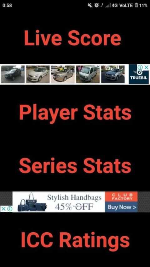CricLine-live cricket score and commentary screenshot 1