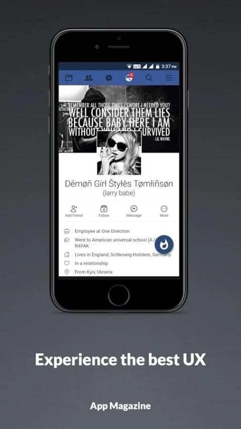 Lite for Facebook Messenger- Fame Messenger screenshot 3