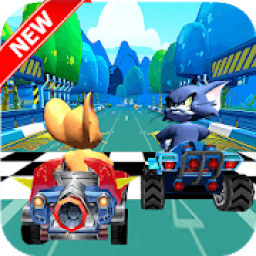 रेस जैरी कार और टॉम आइकन