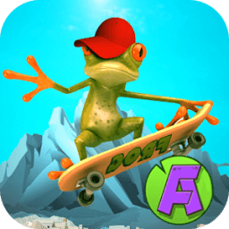 Funny Frog in Amazing City icon