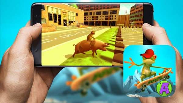 Funny Frog in Amazing City screenshot 3