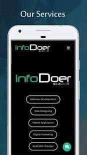 InfoDoer - Software | Web | Mobile APP Solutions स्क्रीनशॉट 5