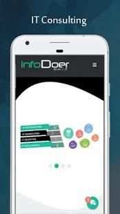 InfoDoer - Software | Web | Mobile APP Solutions स्क्रीनशॉट 4