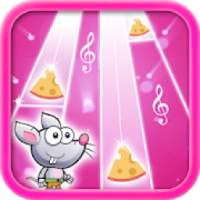 Piano Tiles Pink - Music Rat Go logo