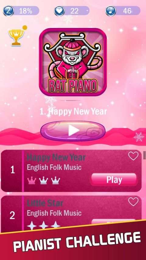 Piano Tiles Pink - Music Rat Go screenshot 7