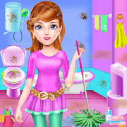 स्कूल लड़कियाँ मकान सफाई खेल आइकन