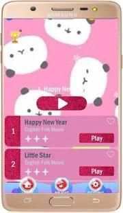 Pink Panda Piano Tiles screenshot 2