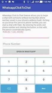 ClickToChat Whatsapp screenshot 2