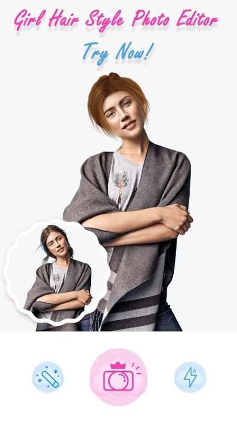 Women Hair Style Photo Editor 2018 screenshot 1