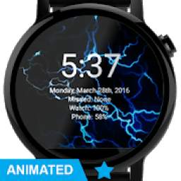 Electric Energy Watch Face - Wear OS Smartwatch