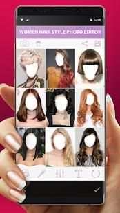 Women Hair Style Photo Editor Makeup Pro screenshot 2