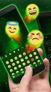 Galaxy Rasta Weed Keyboard Theme for Android screenshot 4