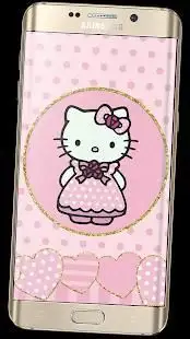 Cute Hello Kitty Live Wallpaper screenshot 1