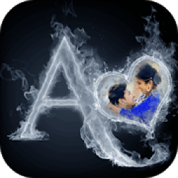 Smoke Text Photo Frames आइकन