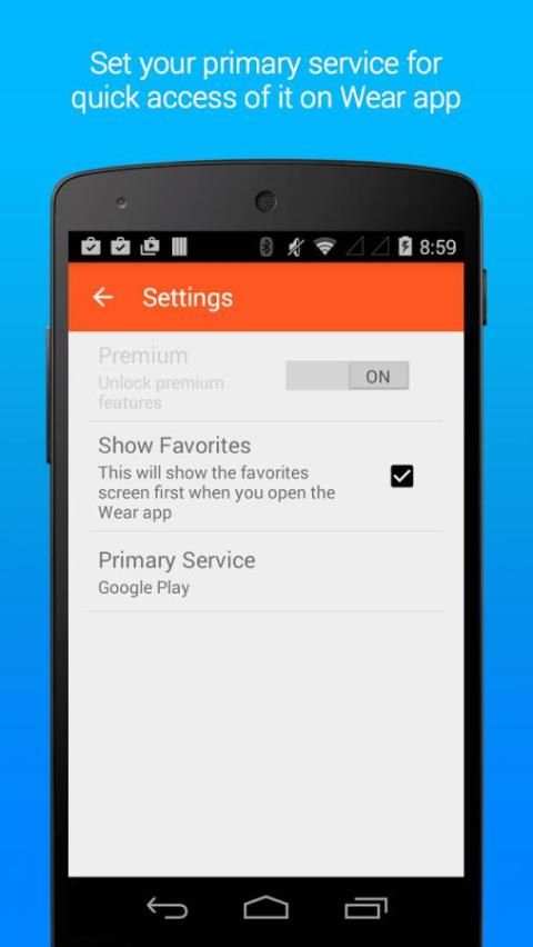 Music Playlists for Wear screenshot 1