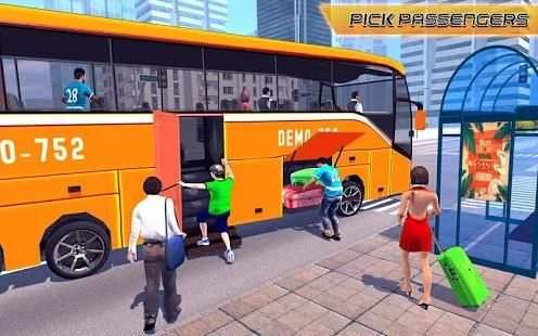 Highway Coach Bus Driving: City Bus 2018 screenshot 12