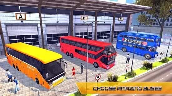 Highway Coach Bus Driving: City Bus 2018 screenshot 1