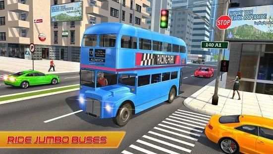 Highway Coach Bus Driving: City Bus 2018 screenshot 4