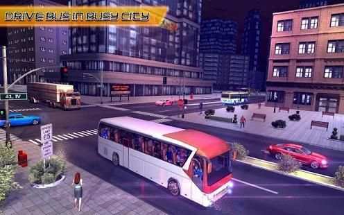 Highway Coach Bus Driving: City Bus 2018 screenshot 9