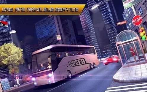 Highway Coach Bus Driving: City Bus 2018 screenshot 8