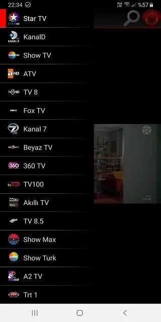 Ulusal ve Yerel Tv Kanalları स्क्रीनशॉट 2