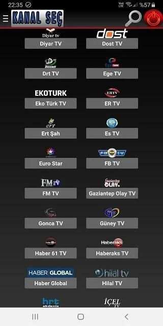 Ulusal ve Yerel Tv Kanalları स्क्रीनशॉट 1