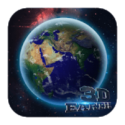 ikon 3D VR blue earth theme