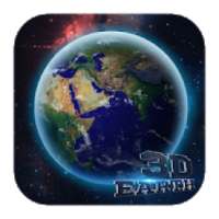 3D VR blue earth theme