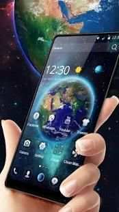 3D VR blue earth theme screenshot 1