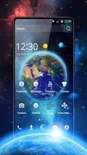3D VR blue earth theme screenshot 2
