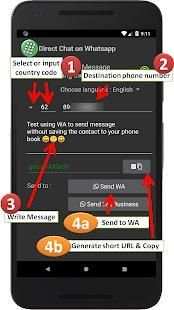 Direct Chat on Whatsapp screenshot 4