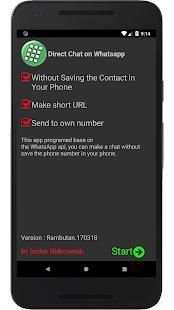 Direct Chat on Whatsapp screenshot 1