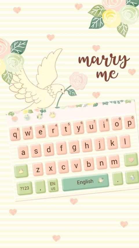 Marry Me Keyboard screenshot 3