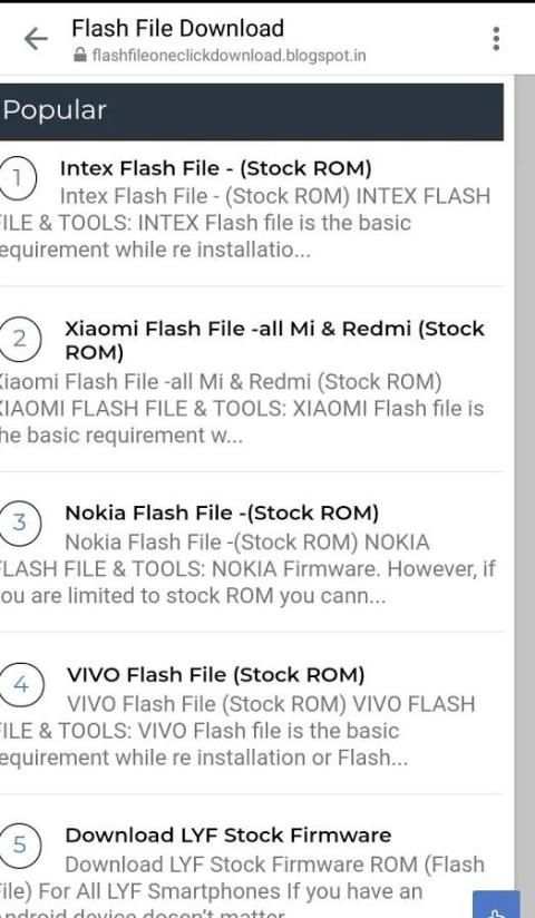 All Mobile Flash File Download screenshot 4