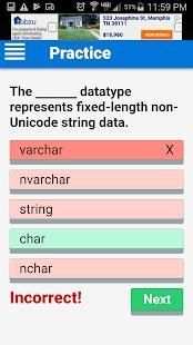SQL Server Interview Practice स्क्रीनशॉट 2