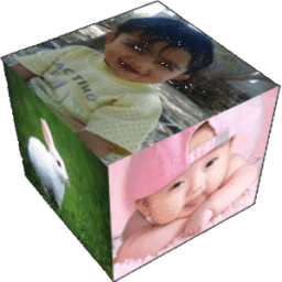3D Photo Cube Live Wallpaper आइकन