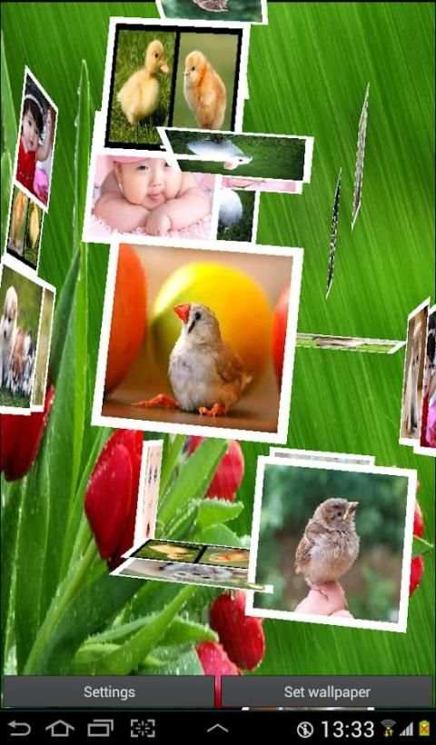 3D Photo Cube Live Wallpaper स्क्रीनशॉट 7