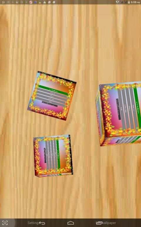 3D Photo Cube Live Wallpaper स्क्रीनशॉट 11