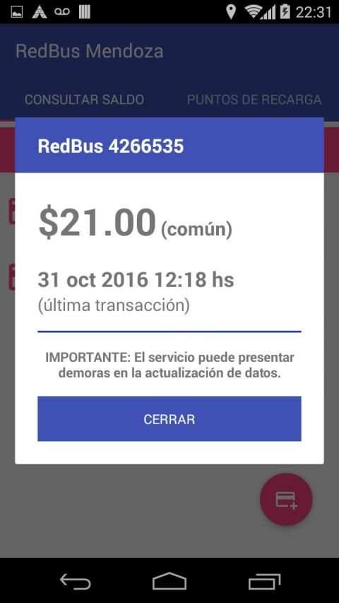 RedBus Mendoza screenshot 2