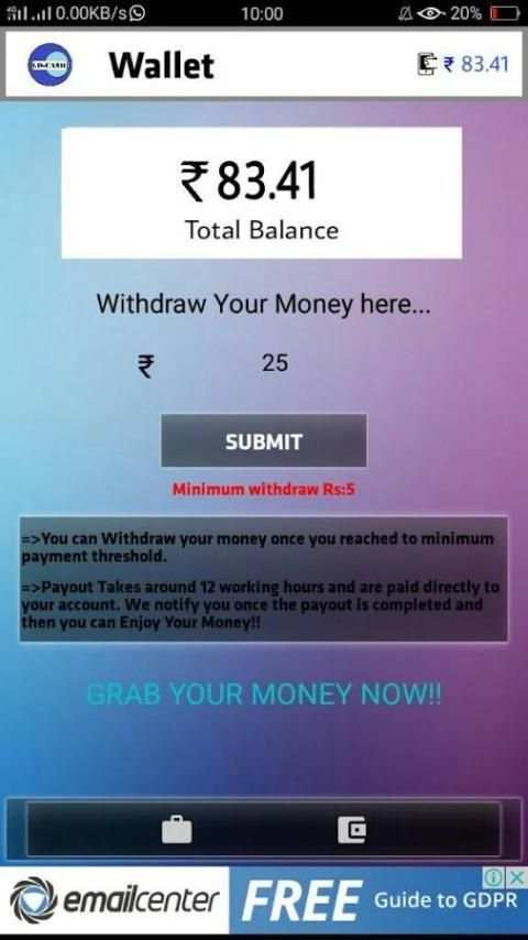 Locash - Daily online earning स्क्रीनशॉट 1