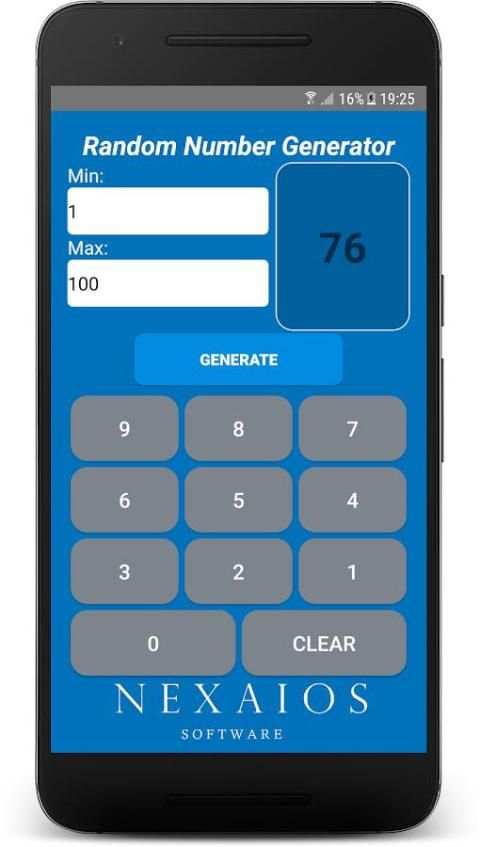 Random Number Generator screenshot 1